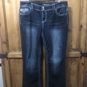 Maurices Womens Bootcut Jeans 11/12 Short